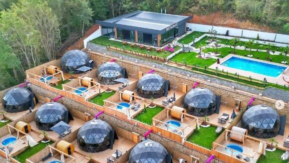 Tiny Houses in a park