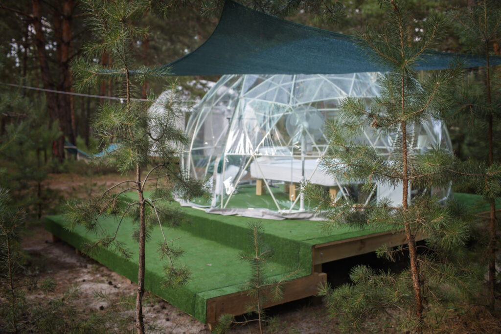 dome house camping