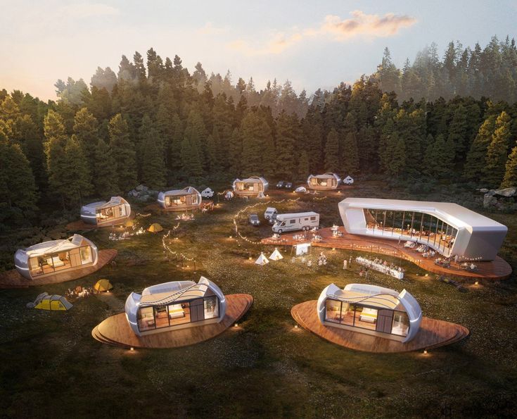 a eco villae with tiy houses to aswer where Can I Put My Tiny House