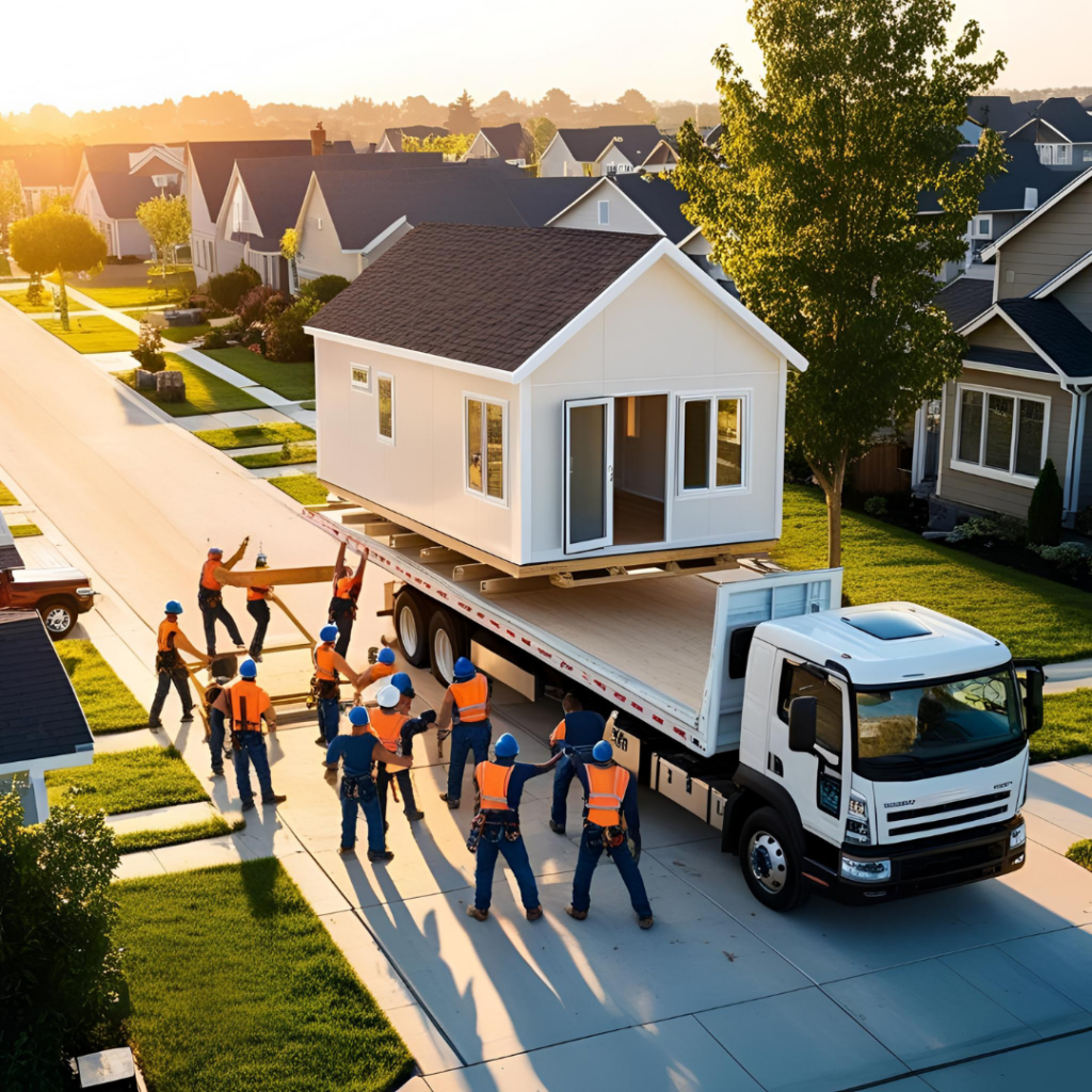 moving a prefab home